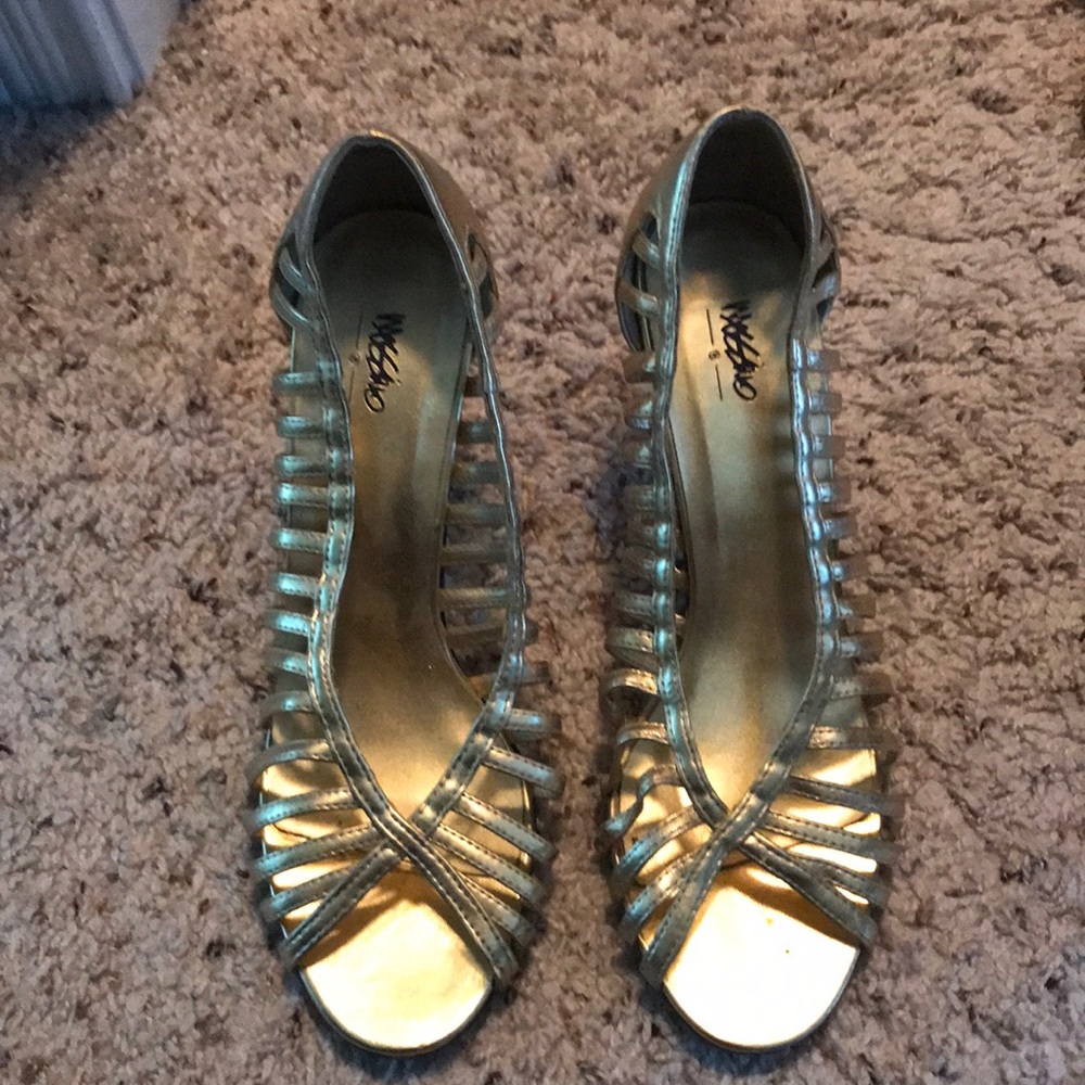 Gold heels